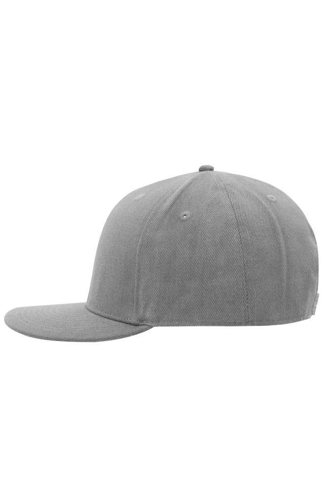 6 Panel Pro Cap Style Cap mit Streetstyle Charakter grau, Gr. one size