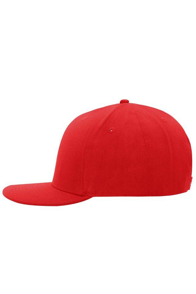 6 Panel Pro Cap Style Cap mit Streetstyle Charakter rot, Gr. one size