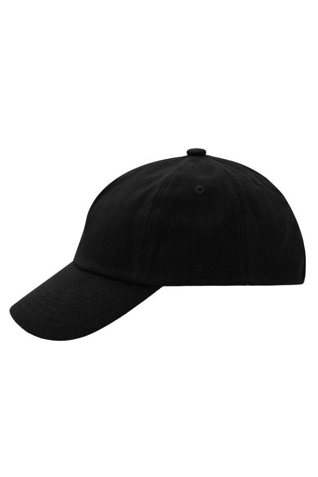 5 Panel Kids' Cap Trendiges Kinder Cap mit großem Schild schwarz, Gr. one size