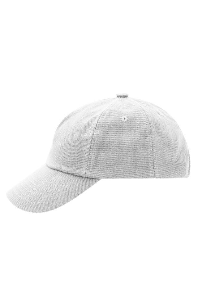 5 Panel Kids' Cap Trendiges Kinder Cap mit großem Schild weiß, Gr. one size