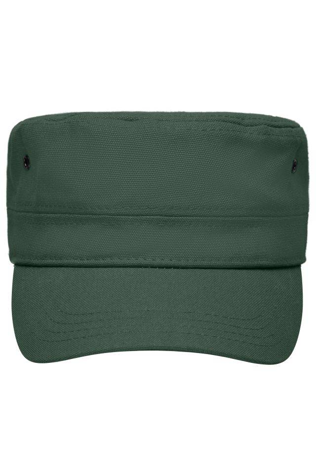 Military Cap for Kids Trendige Cap im Military-Stil aus robuster Baumwolle grün, Gr. one size