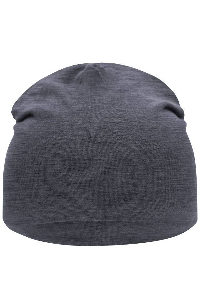 Jersey Beanie Aus hochwertigem Single-Jersey schwarz, Gr. one size