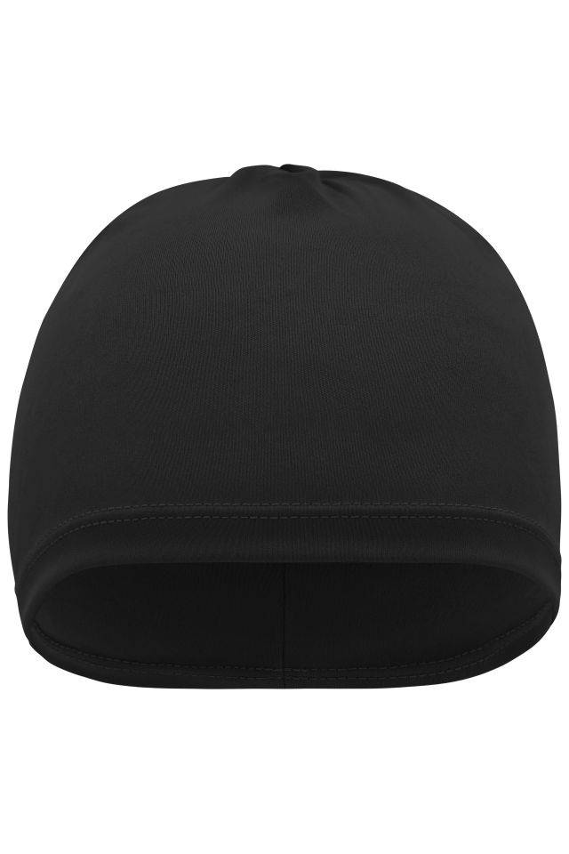 Running Beanie Sportliche Laufmütze schwarz, Gr. one size
