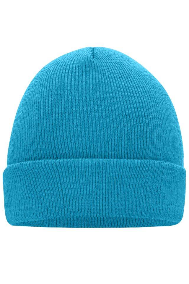 Knitted Cap Klassische Strickmütze in vielen Farben blau, Gr. one size