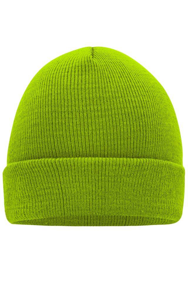 Knitted Cap Klassische Strickmütze in vielen Farben grün, Gr. one size