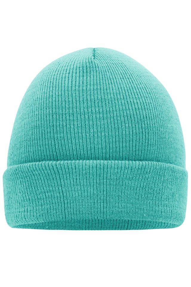 Knitted Cap Klassische Strickmütze in vielen Farben grün, Gr. one size