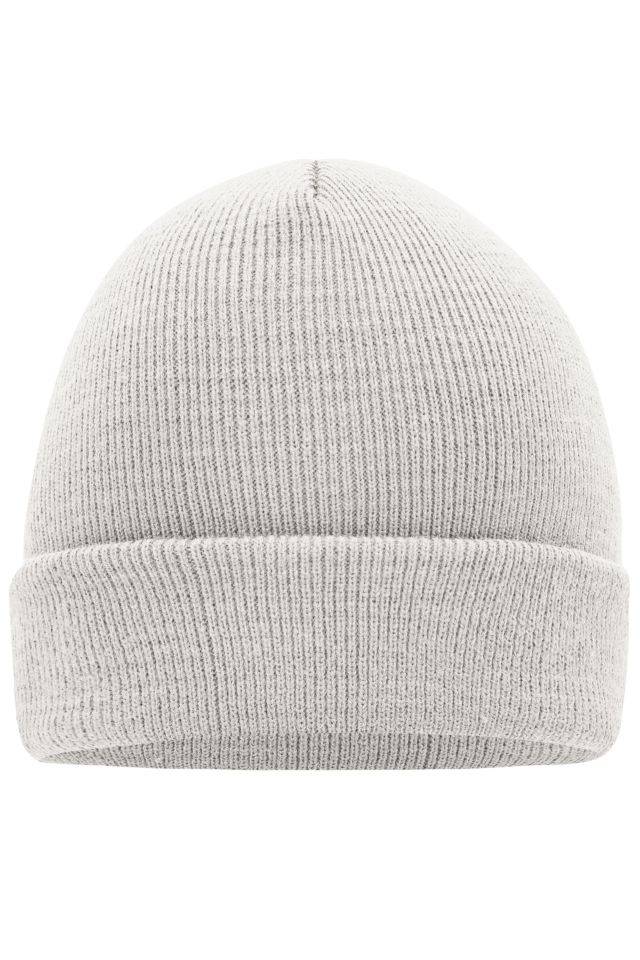 Knitted Cap Klassische Strickmütze in vielen Farben weiß, Gr. one size