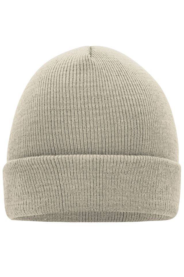 Knitted Cap Klassische Strickmütze in vielen Farben braun, Gr. one size