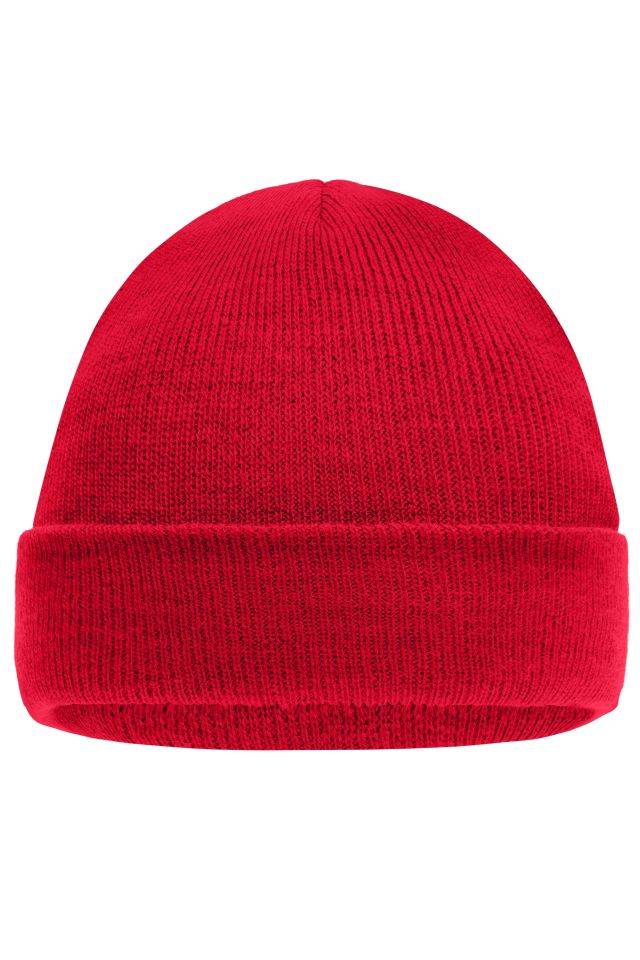 Knitted Cap for Kids Klassische Kinder-Strickmütze rot, Gr. one size