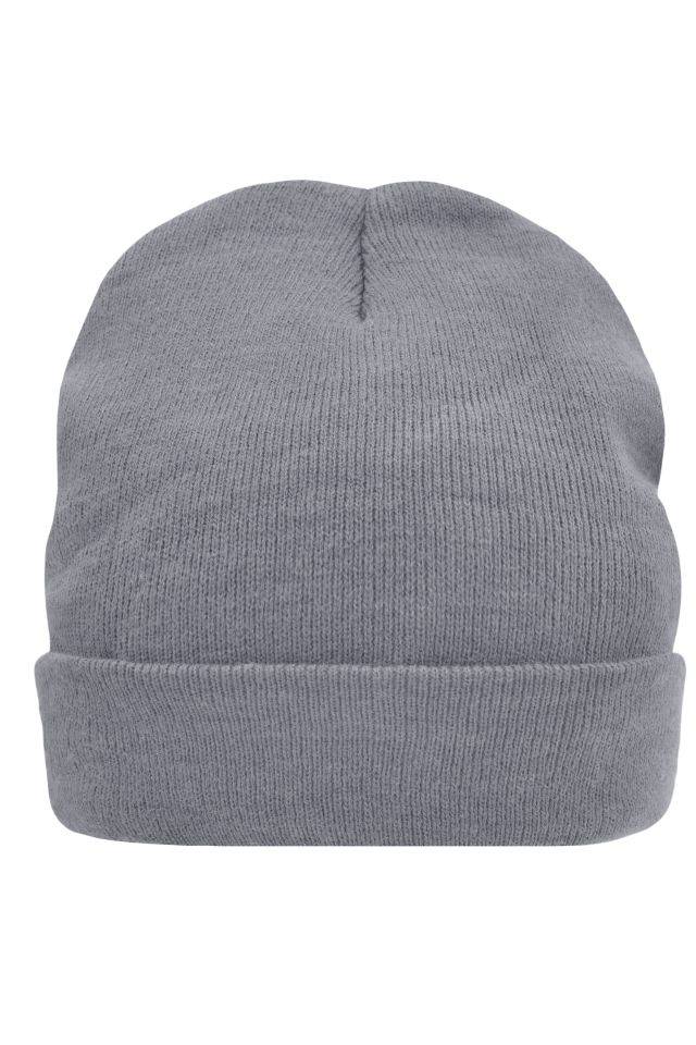 Knitted Cap Thinsulate™ Wärmende Strickmütze mit Zwischenfutter aus Thinsulate™ grau, Gr. one size