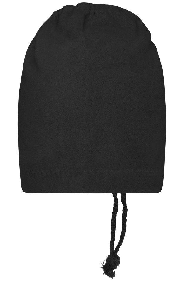 Balaclava Fleece Mütze und Schal in einem schwarz, Gr. one size