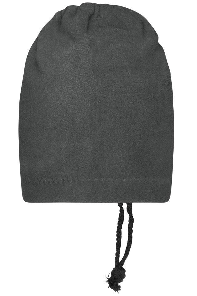 Balaclava Fleece Mütze und Schal in einem grau, Gr. one size