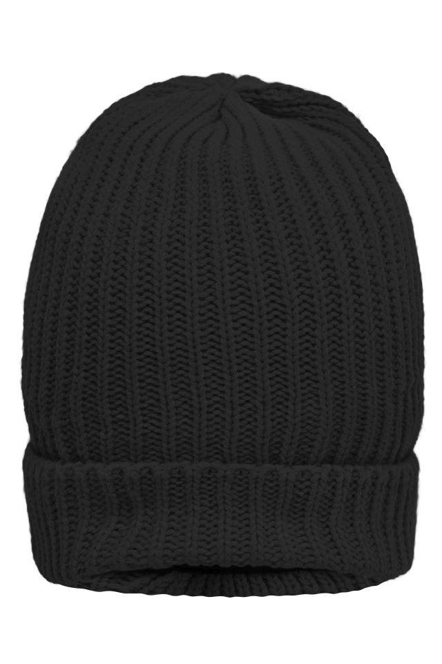 Warm Knitted Cap Wärmende Strick-Mütze mit Thinsulate™ Futter schwarz, Gr. one size
