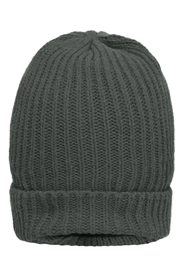 Warm Knitted Cap Wärmende Strick-Mütze mit Thinsulate™ Futter grau, Gr. one size