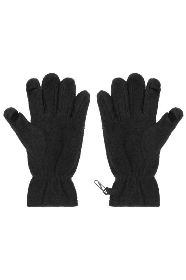 Touch-Screen Fleece Gloves Funktionale Microfleece Handschuhe schwarz, Gr. S/M