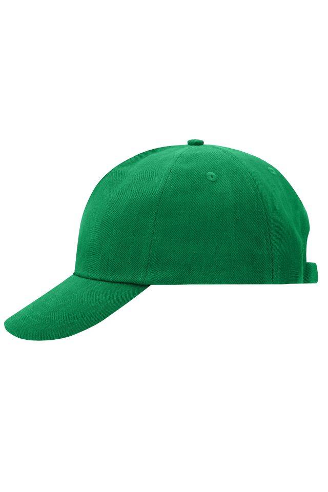 5 Panel Cap Klassisches 5 Panel Cap aus heavy brushed Cotton grün, Gr. one size