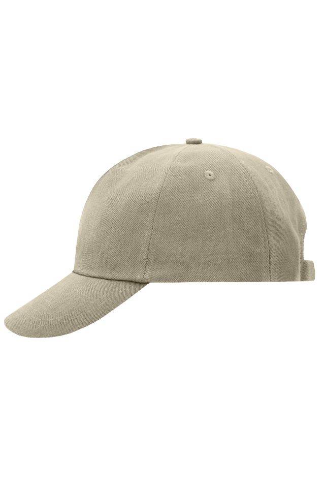 5 Panel Cap Klassisches 5 Panel Cap aus heavy brushed Cotton braun, Gr. one size