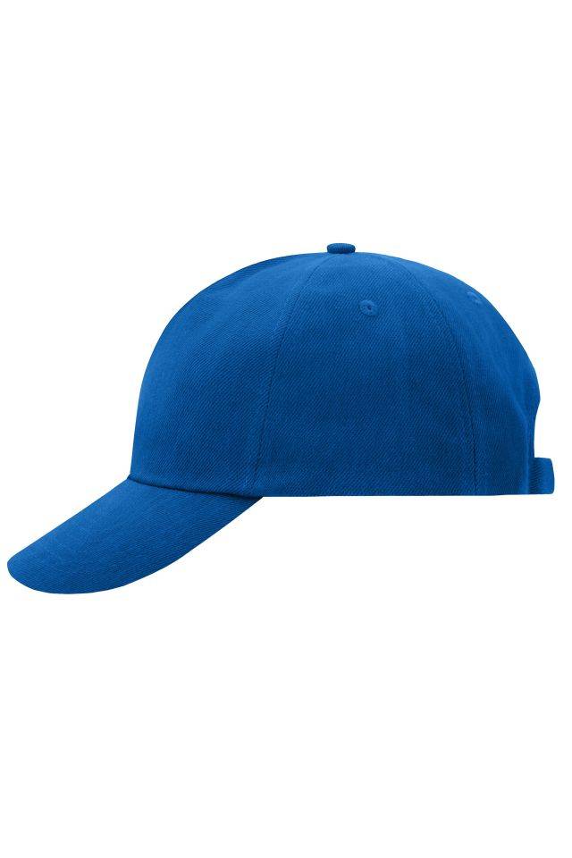 5 Panel Cap Klassisches 5 Panel Cap aus heavy brushed Cotton blau, Gr. one size