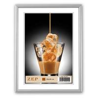 ZEP AL1S2, Aluminium, Silber, Einzelbilderrahmen, Tisch, Wand, 13 x 18 cm, Rechteckig