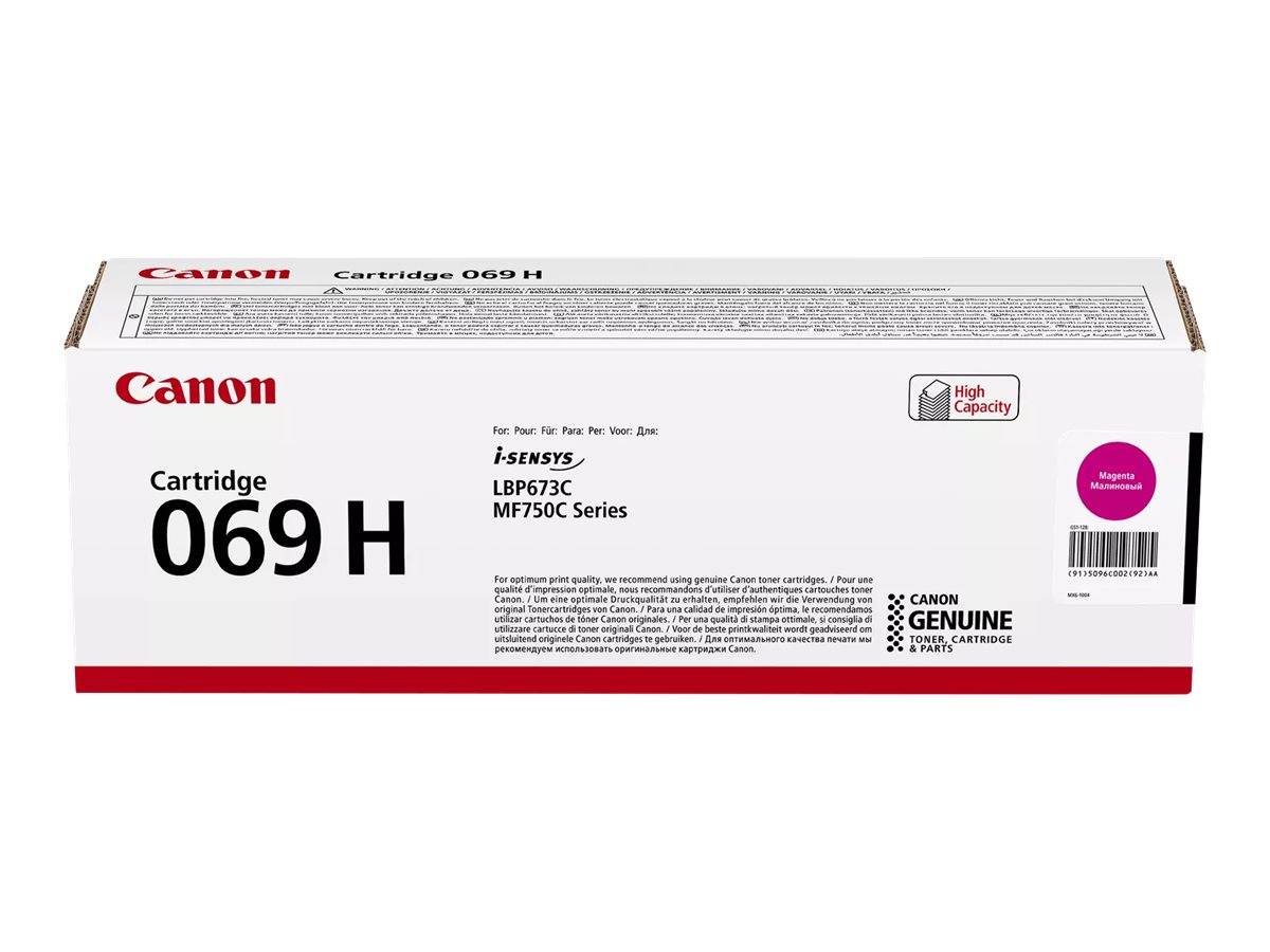 Canon 069H - Hohe Ergiebigkeit - Magenta - original - Box - Tonerpatrone - für i