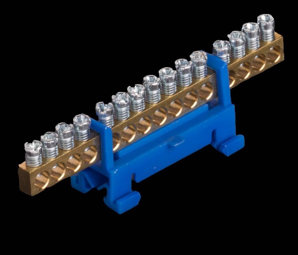 Pollmann Nulleiterklemme N15 15-pol N15 15-POL. BLAU