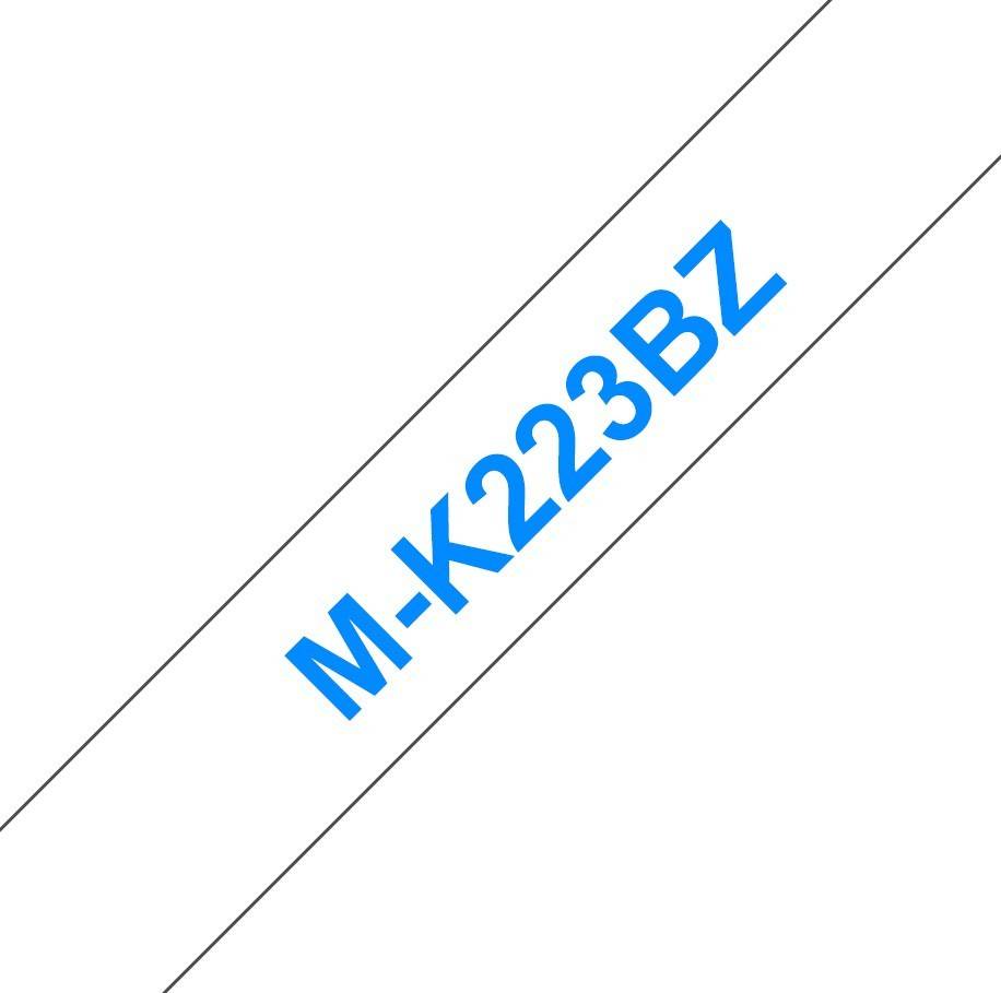 Brother M-K223 - Blau auf weiß - Rolle (0,9 cm x 8 m) Druckerband
