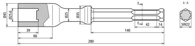 DEHN Hammereinsatz für 648031