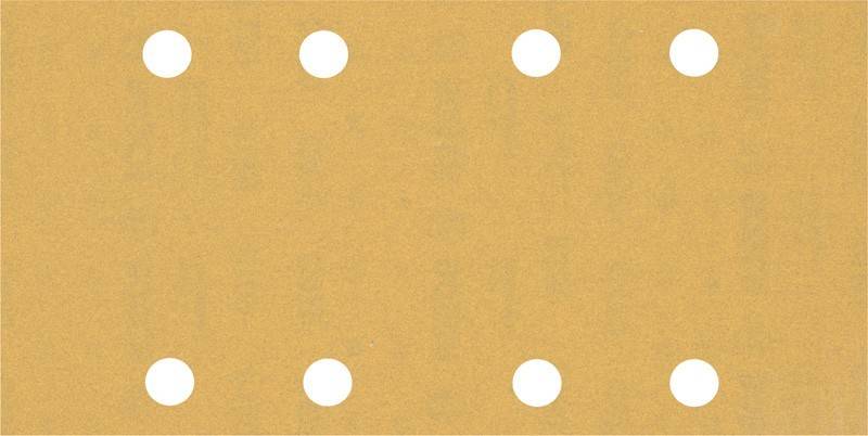 Vier gleichmäßig angeordnete weiße Kreise auf einem beigen Hintergrund.