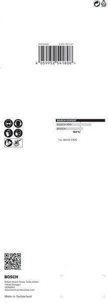 Schleifpapier Expert C470 Abm.93x230mm Körnung 80 ohne Löcher 10 St. BOSCH
