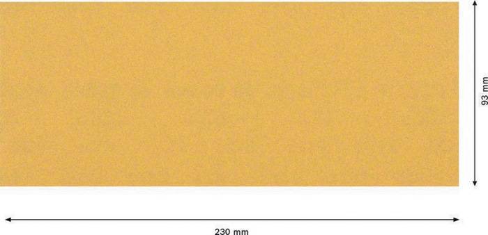 Schleifpapier Expert C470 Abm.93x230mm Körnung 120 ohne Löcher 10 St. BOSCH
