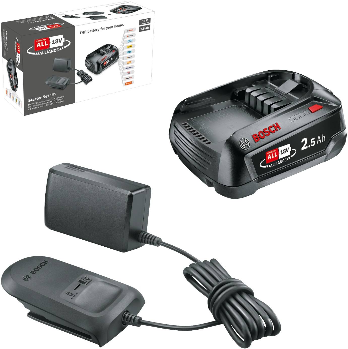 Bosch Starter Set 18V - Batterieladegerät + Batterie