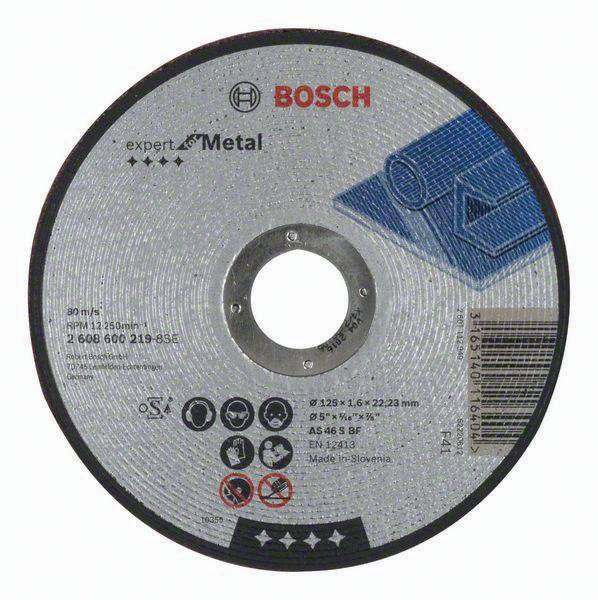 Trennscheibe Expert for Metal AS 46 S BF D.125mm gerade Dicke 1,6mm BOSCH