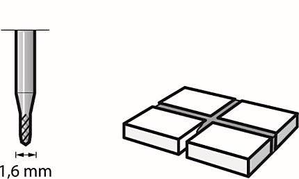 Vier weiße rechteckige Fliesen, die in einem versetzten Kreuzungsmuster auf einem schlichten weißen Hintergrund angeordnet sind.