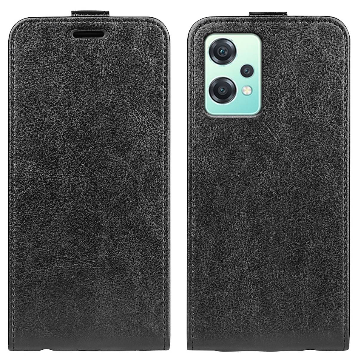 Fliptasche Premium Schwarz für OnePlus Nord CE 2 Lite 5G Hülle Case Cover Schutz Zubehör Etui Neu