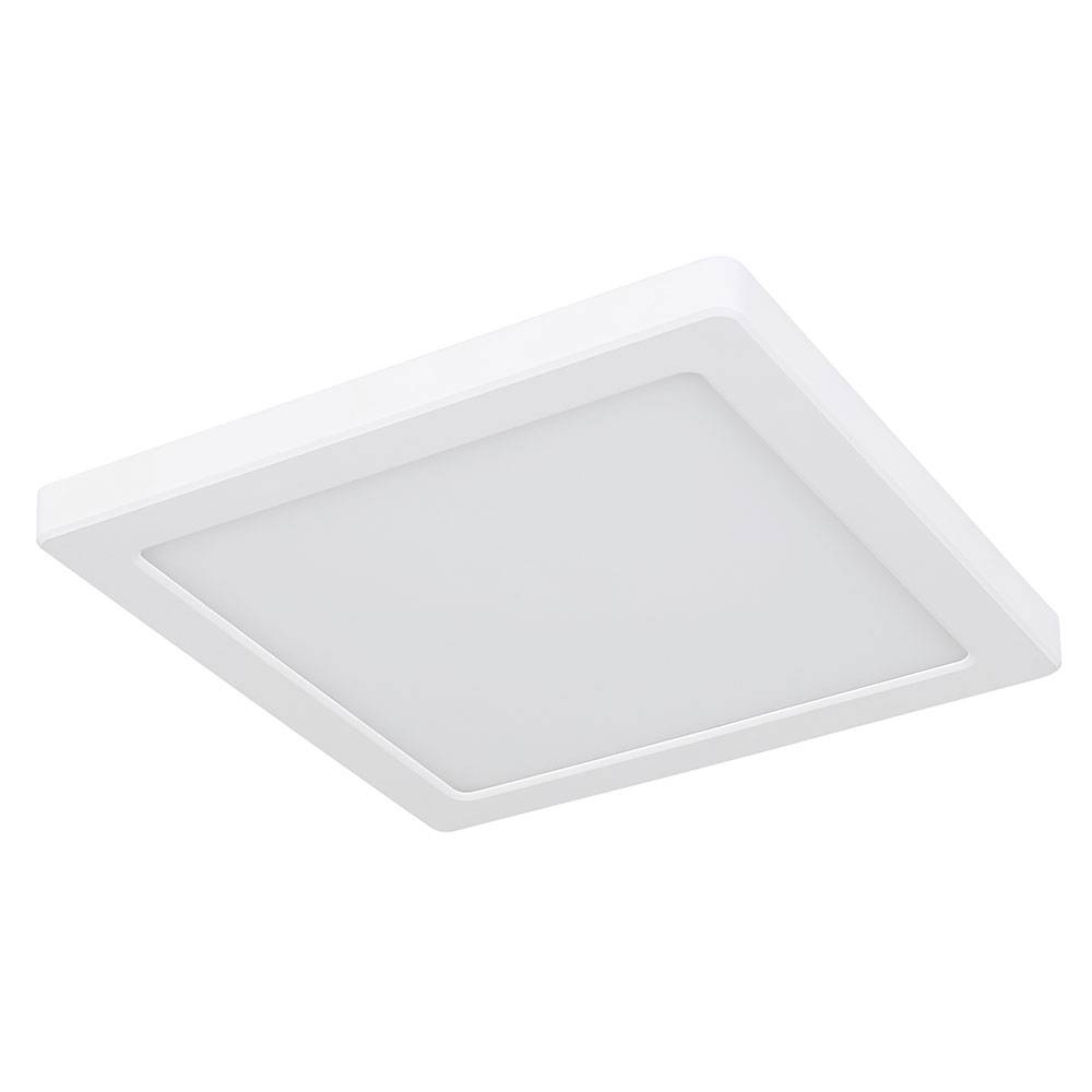 Deckenlampe LED Panel Deckenleuchte Schlafzimmerlampe, Modern weiß, CCT-Schaltung, 18W 1500lm 3000K-6500K warmweiß-kaltweiß, LxBxH 21,7x21,7x1,7 cm