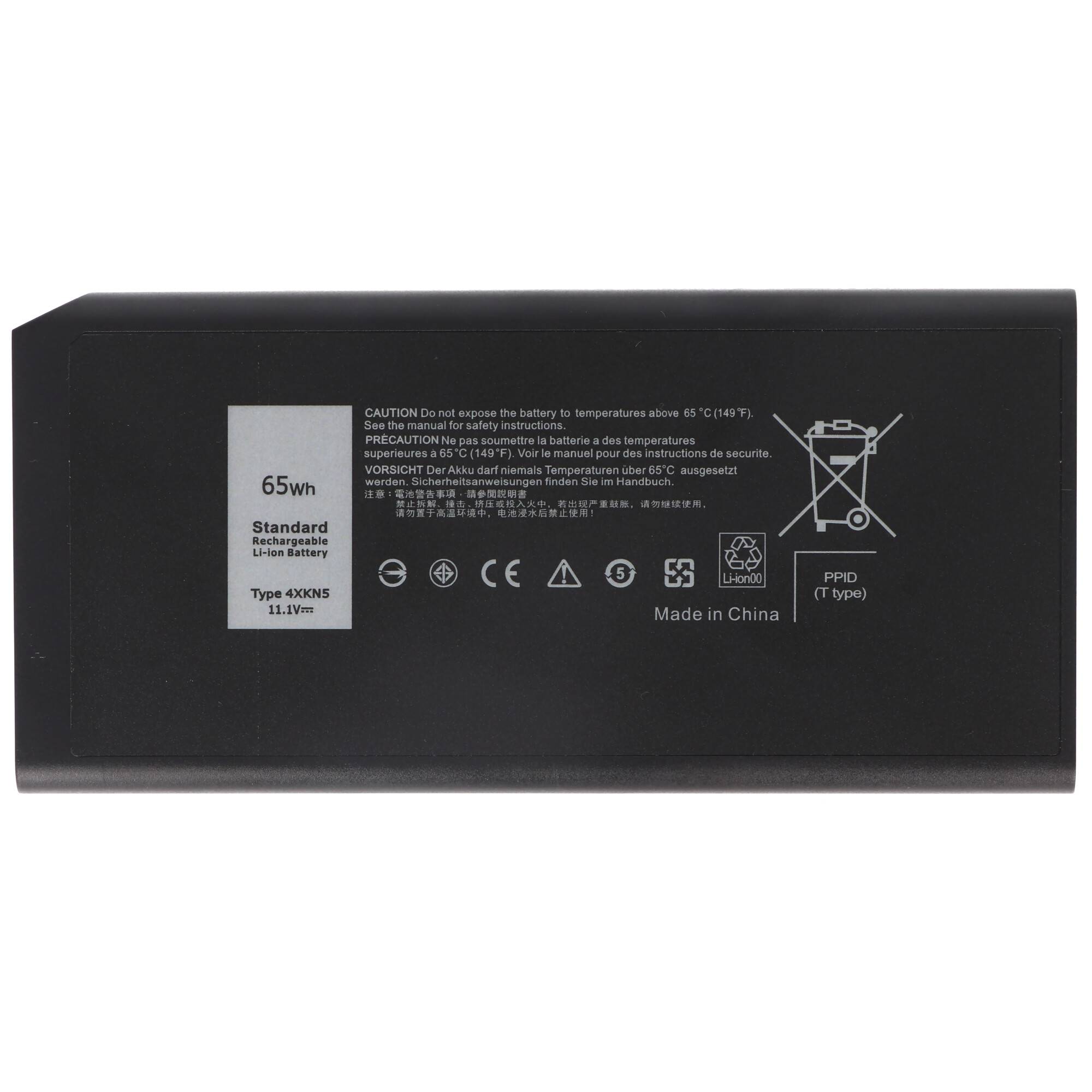 Akku passend für Dell Latitude 5404, 7404, Li-ion, 11,1V, 5850mAh, 65Wh