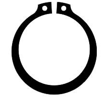 A 16-411 Sich,-Ring, DIN 471, X39CrMo17,1(1,4122), Seeger