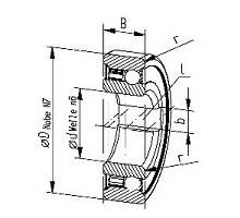 FKN 6205-2RS Freilauf, GMN