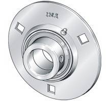 RA25-XL Flanschlagereinheit, rund, INA