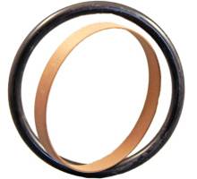 TFMI 30X37,2X3,8 mm Mantelring, PTFE 177023, mit O-Ring 872, Freudenberg