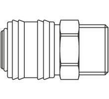 26KAAW21MPX Kupplung, einseitig, NW 7,2, G1/2a, Parker Rectus