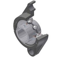 SUCFL 209 Flanschlagereinheit, oval, Niro, NTN/SNR