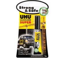 46960, 7 g Tube, Infokarte UHU Alleskleber, Super Strong & Safe, UHU