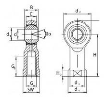 SFXCP 10 Gelenkkopf, Hirschmann