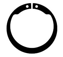 AV 40 Sicherungs-V-Ring, Seeger