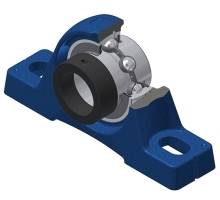 EXPE 205 Stehlagereinheit, mit langem Fu�, NTN/SNR