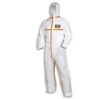98711,10, Gr,M Typ 4B Einwegoverall, wei�/orange, UVEX