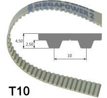 32 T10/840 Zahnriemen, Stahlcord, PU, Megapower 2, Megadyne