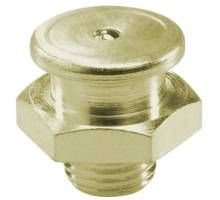 M1 G 1/4'' MS Flachschmiernippel, Kopfgroe�e 16 mm, Umeta