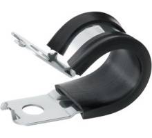 RSGU 1, 10/15 W1 Rohrhalterungsschelle, mit Gummi, Norma